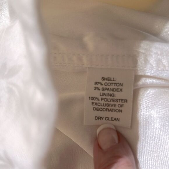 White House Black Market White Strapless Mini Dress size 2 - Picture 10 of 10